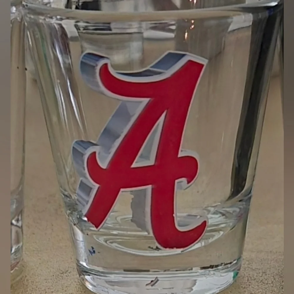 📣Set of 5🥃 Bama Crimson Tide🏈 Stuttgart Germany Mug Texas Rangers⚾ 📣AS IT